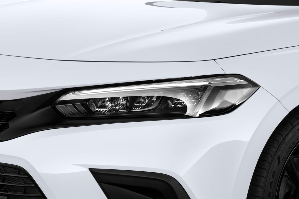 Frontscheinwerfer eines Honda Civic e:HEV