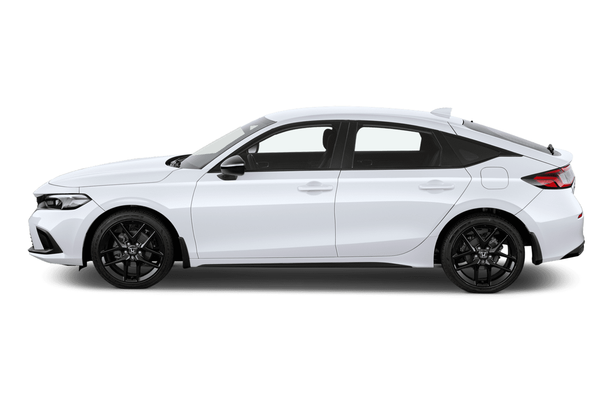 Seitenansicht eines Honda Civic e:HEV