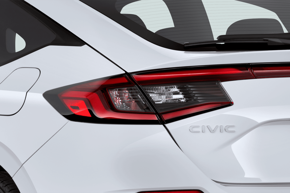 Heckleuchten eines Honda Civic e:HEV