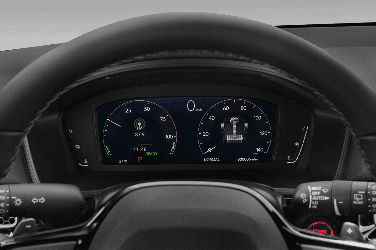 Kombiinstrument eines Honda Civic e:HEV