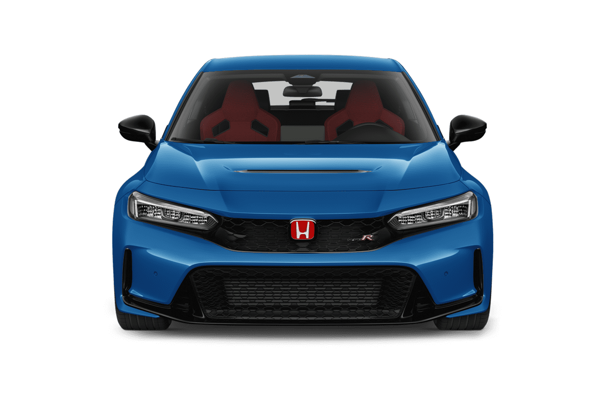 Frontansicht eines Honda Civic Type R , freigestellt