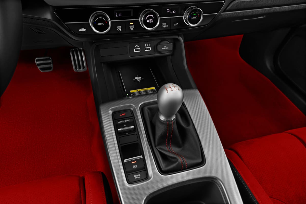 Schaltknüppel eines Honda Civic Type R 