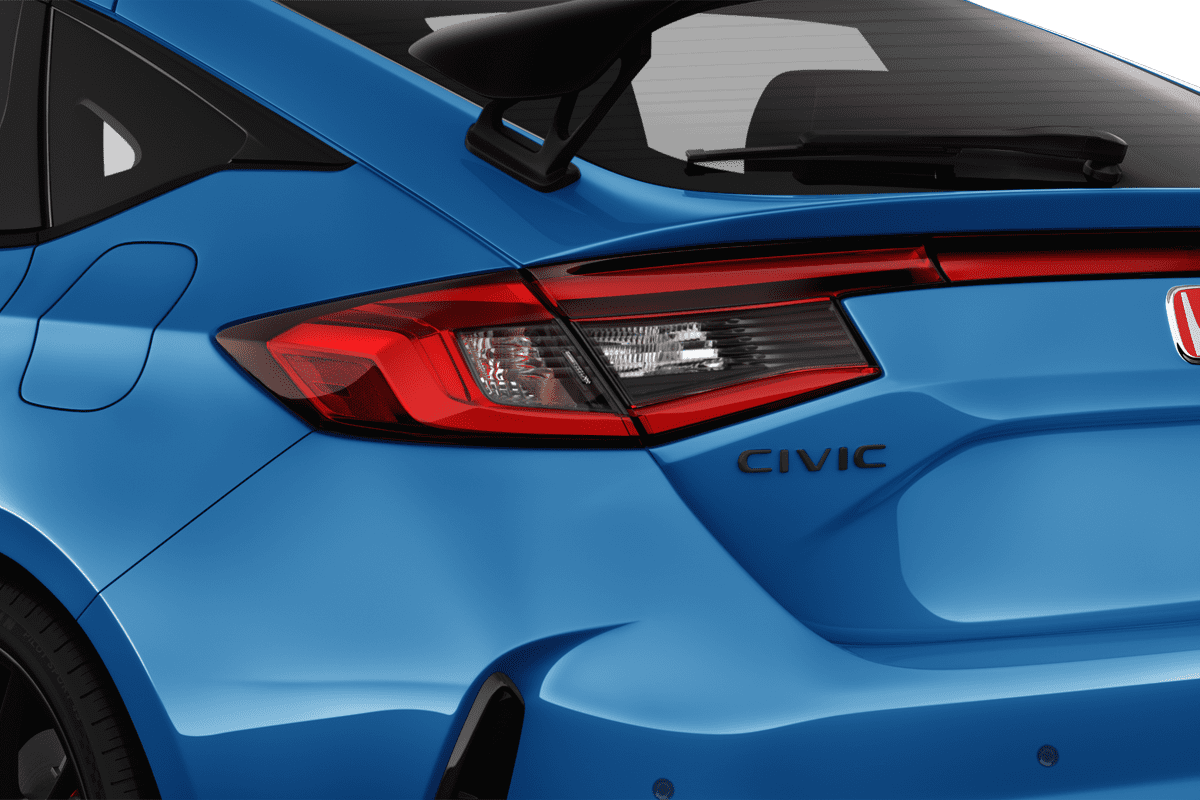 Heckleuchten eines Honda Civic Type R 