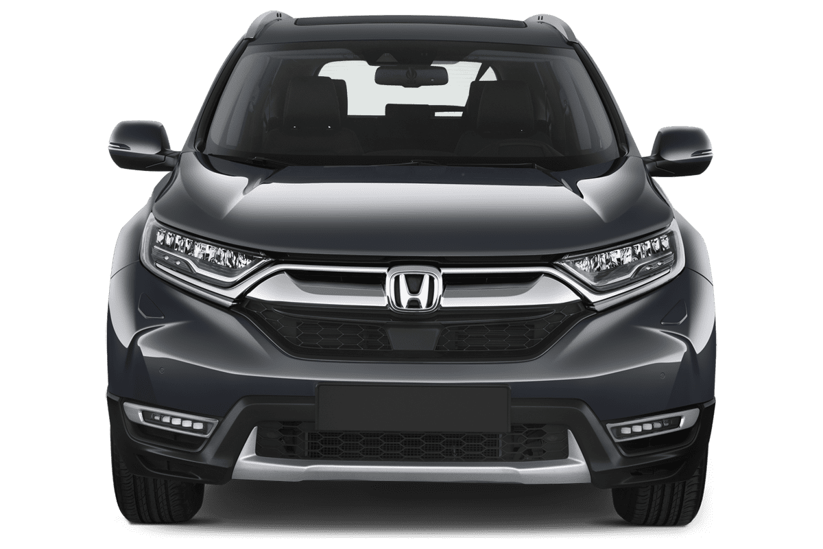 Frontansicht eines Honda CR-V Hybrid, freigestellt
