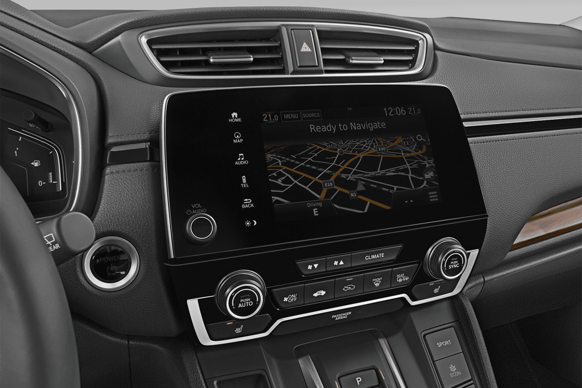 Mittelkonsole eines Honda CR-V Hybrid