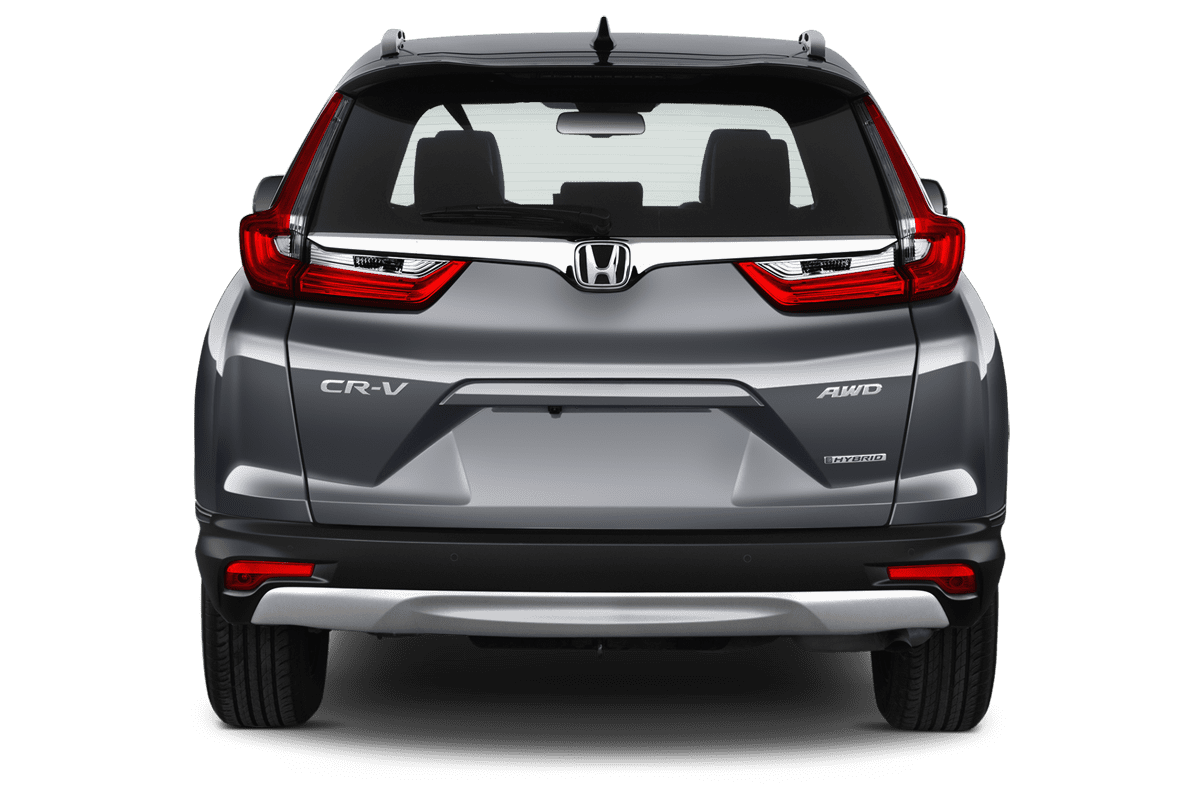 Heckansicht eines Honda CR-V Hybrid