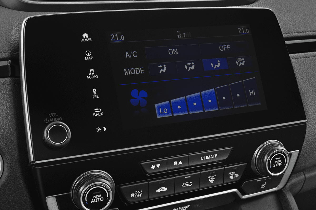 Klimasteuerung eines Honda CR-V Hybrid