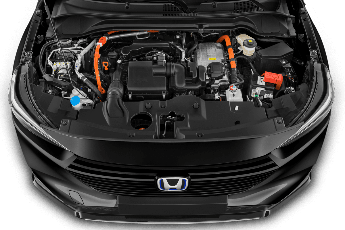 Motorraum eines Honda HR-V (KI-generiert)