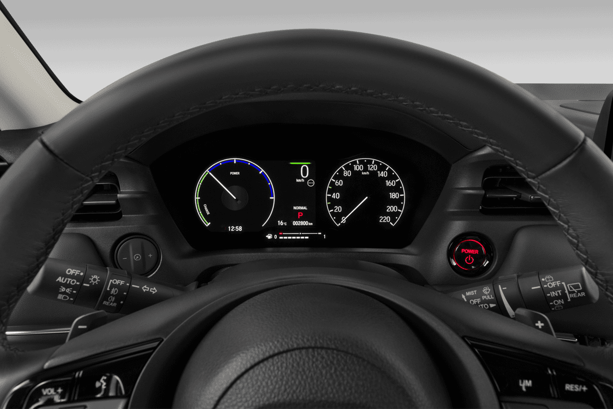 Kombiinstrument eines Honda HR-V (KI-generiert)