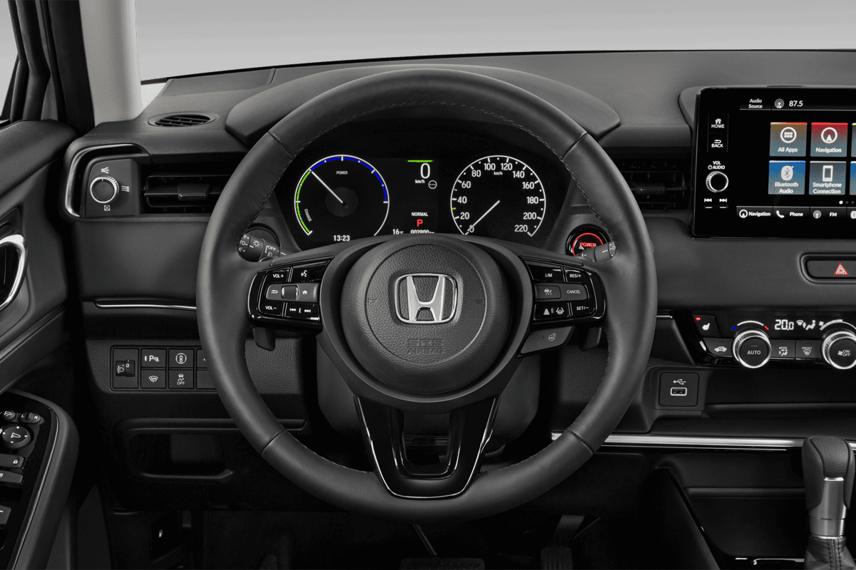 Lenkrad eines Honda HR-V (KI-generiert)