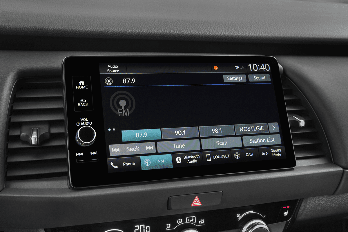 Audiosystem eines Honda Jazz 