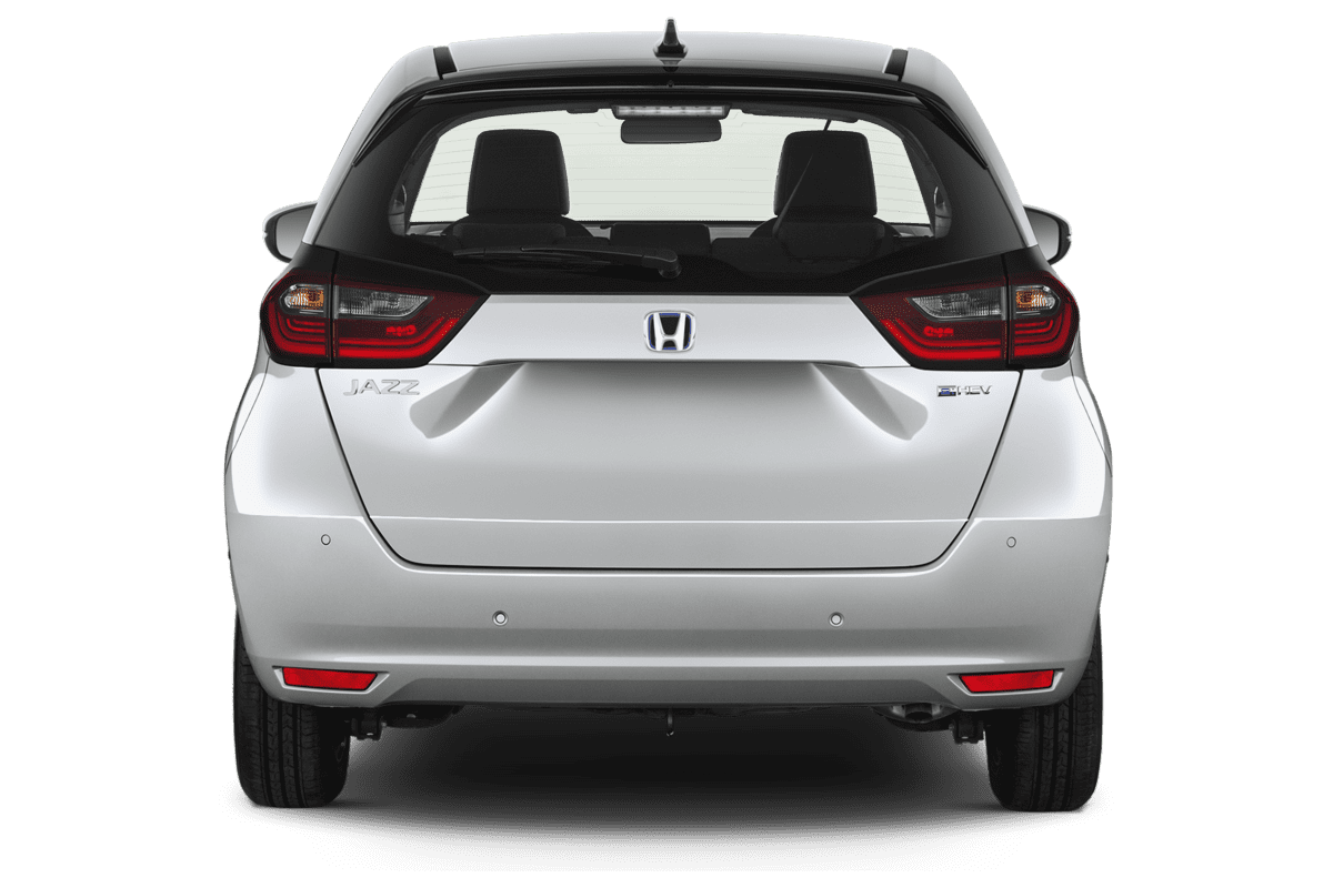 Heckansicht eines Honda Jazz 