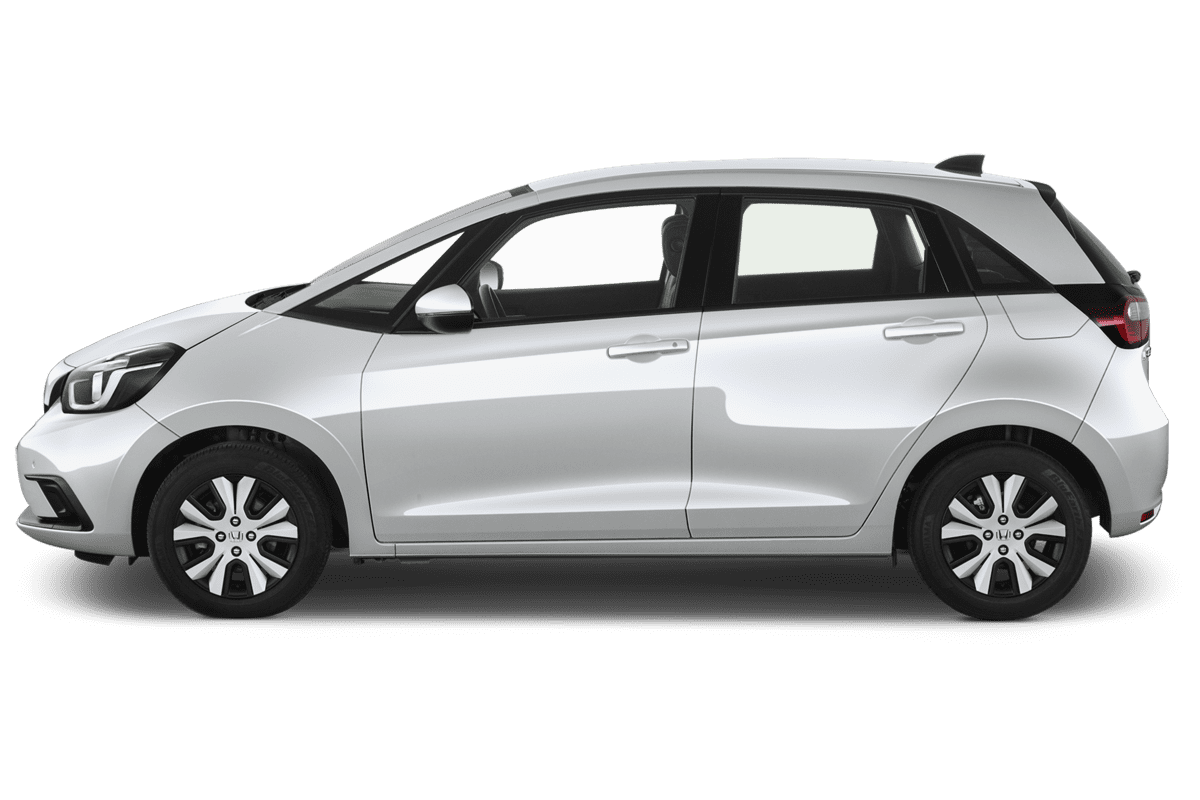 Seitenansicht eines Honda Jazz 