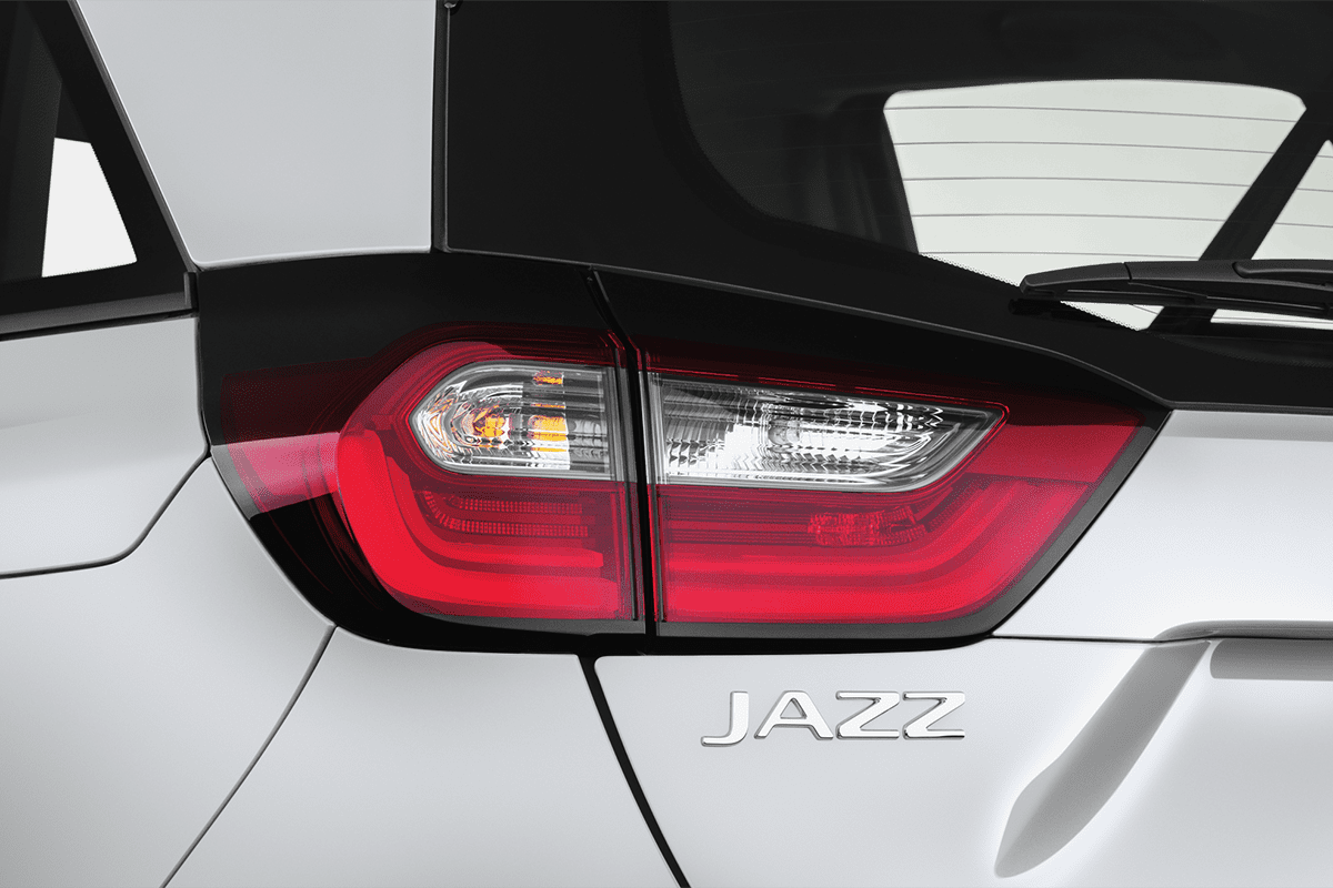 Heckleuchten eines Honda Jazz 