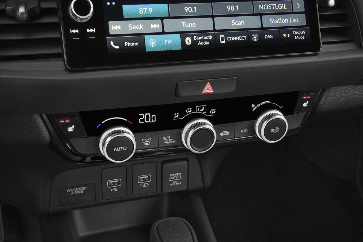 Klimasteuerung eines Honda Jazz 