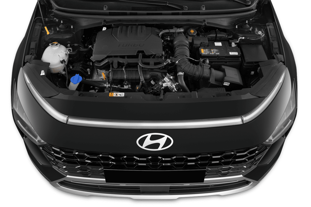 Motorraum eines Hyundai Bayon