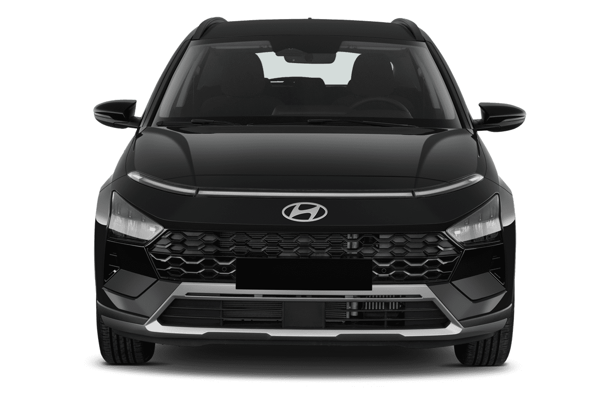 Frontansicht eines Hyundai Bayon, freigestellt