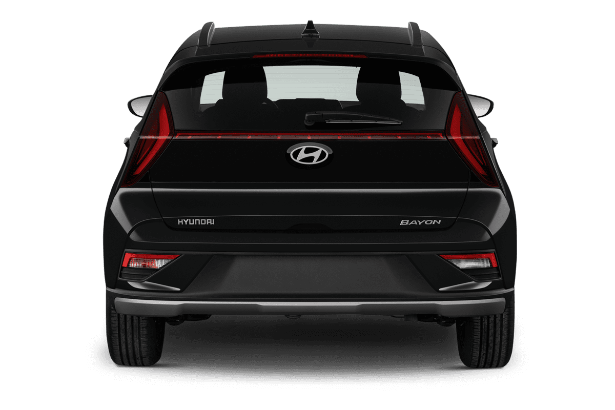Heckansicht eines Hyundai Bayon