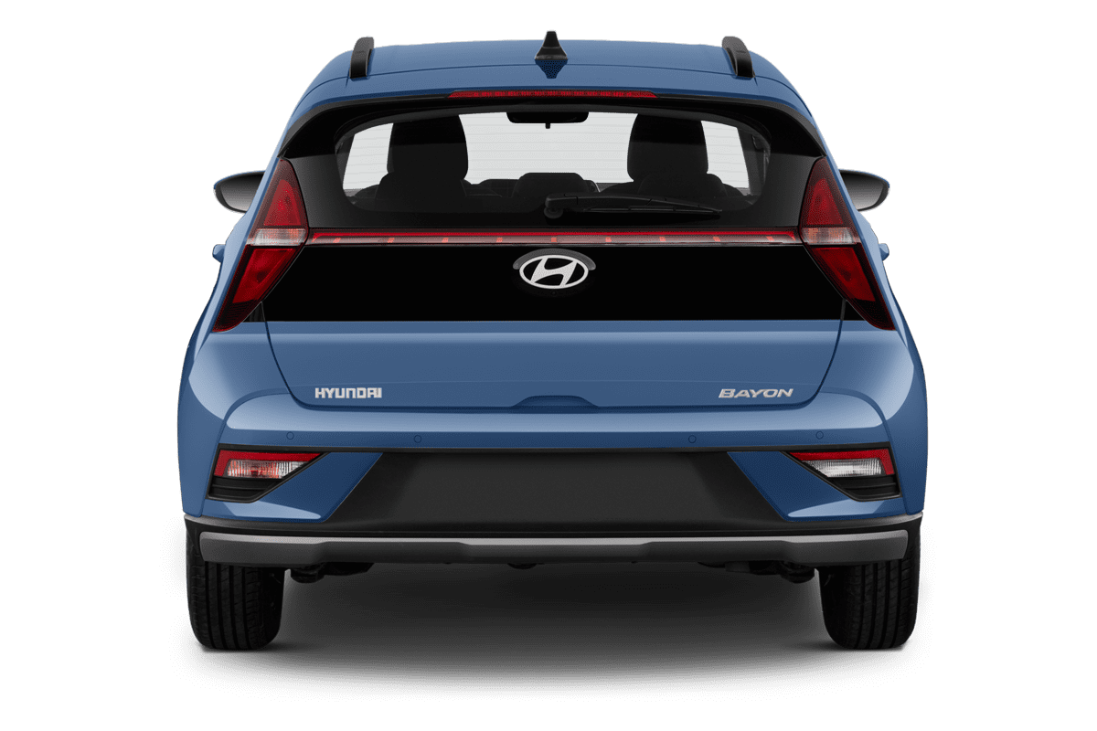 Heckansicht eines Hyundai Bayon