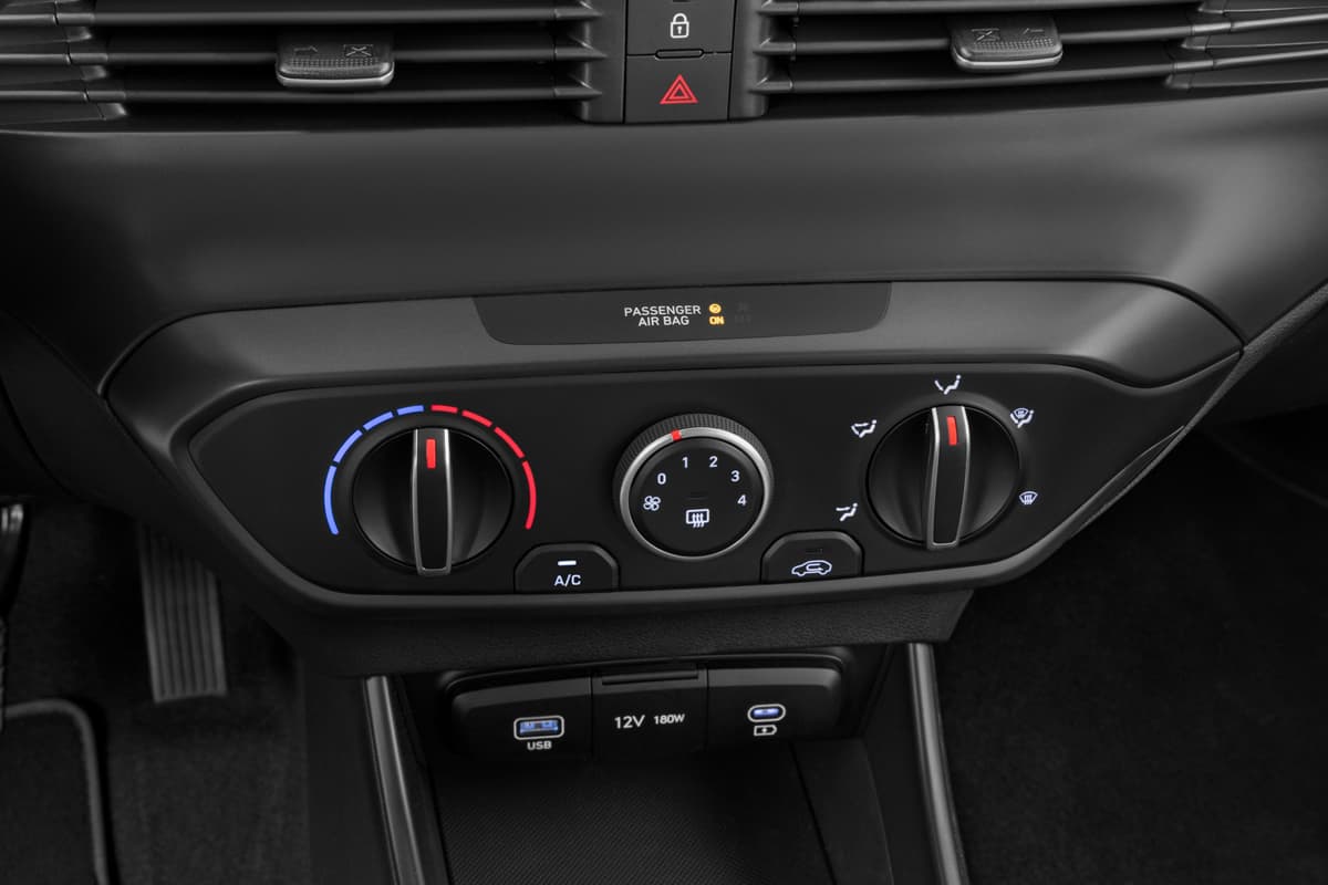 Klimasteuerung eines Hyundai Bayon