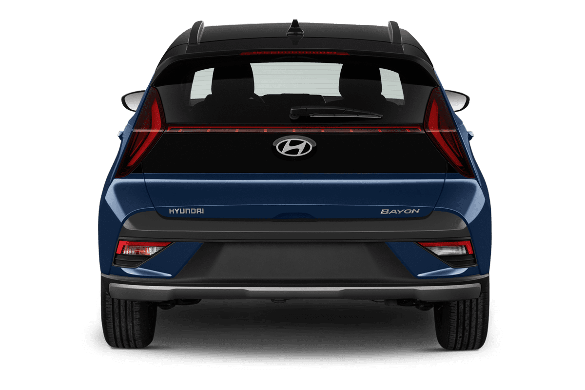 Heckansicht eines Hyundai Bayon