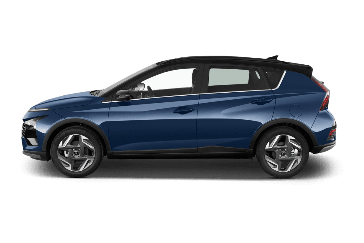 Seitenansicht eines Hyundai Bayon