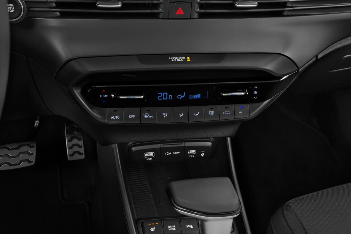 Klimasteuerung eines Hyundai Bayon