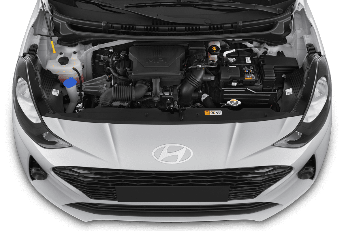 Motorraum eines Hyundai i10