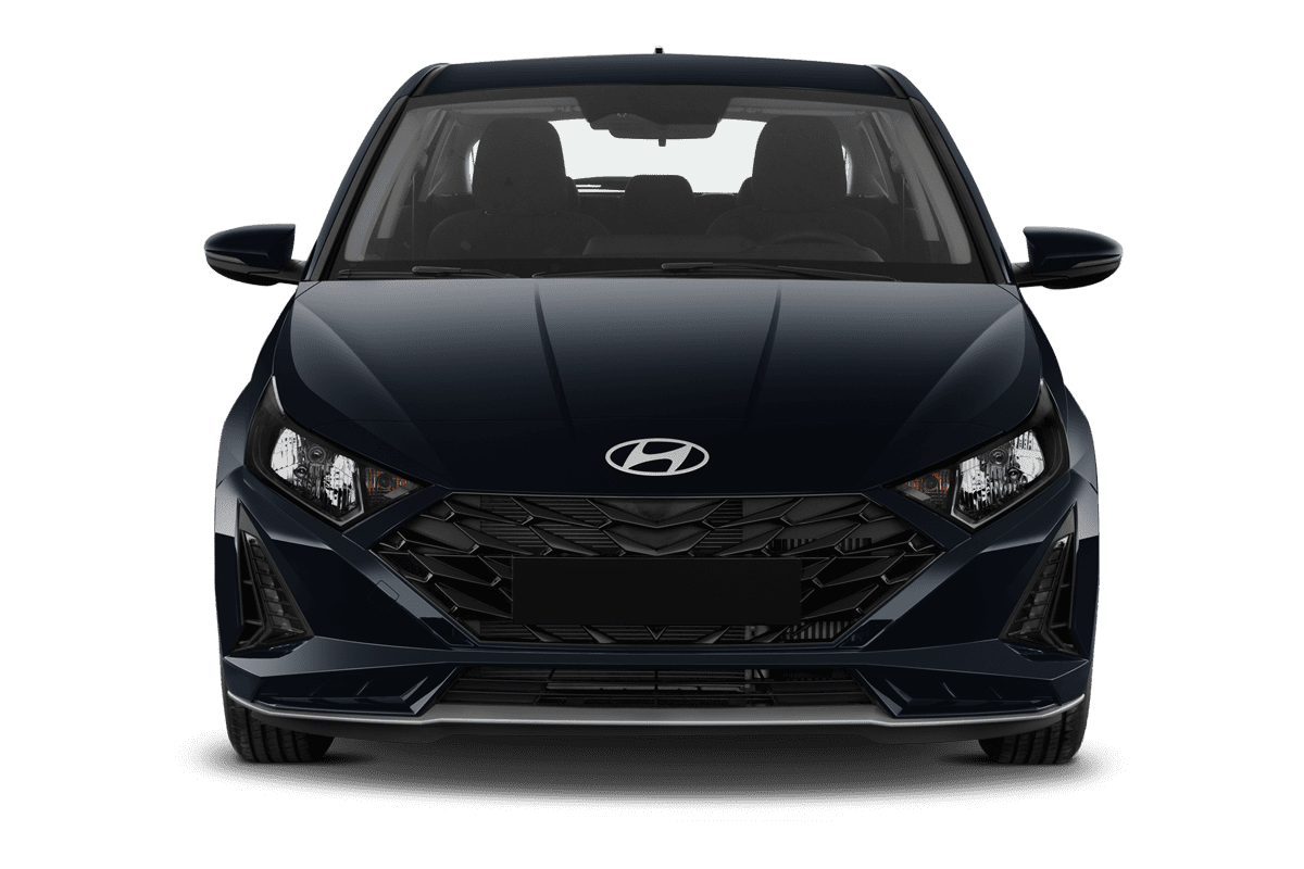 Frontansicht eines Hyundai i20 , freigestellt
