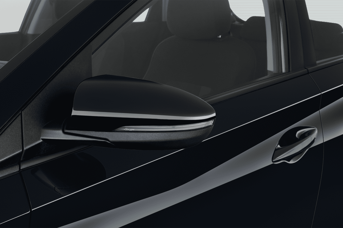 Rückspiegel eines Hyundai i20