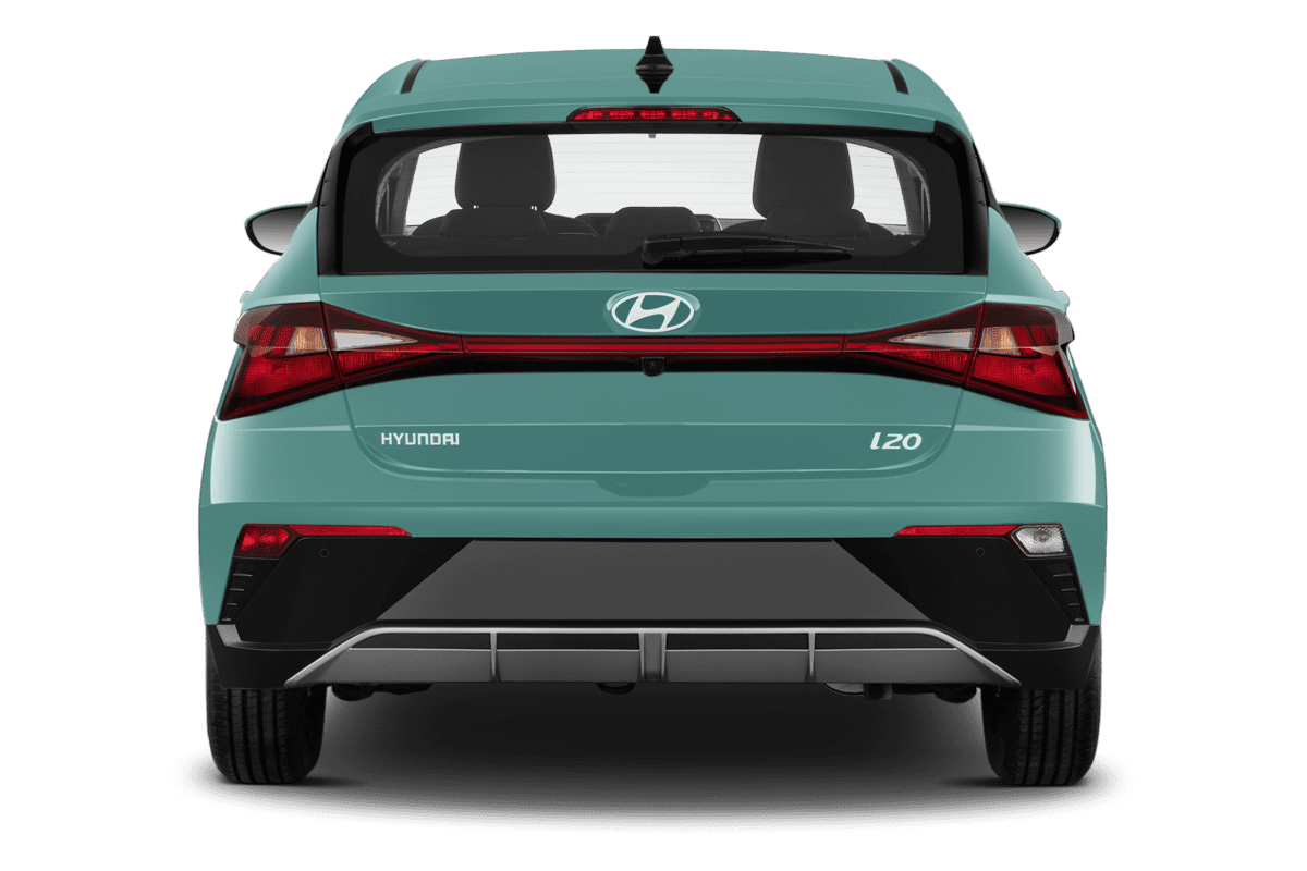 Heckansicht eines Hyundai i20 