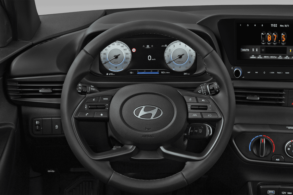 Lenkrad eines Hyundai i20 