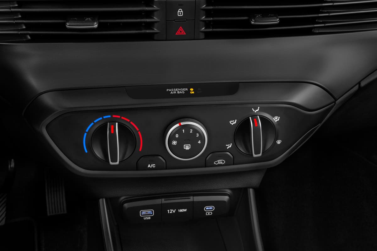 Klimasteuerung eines Hyundai i20 