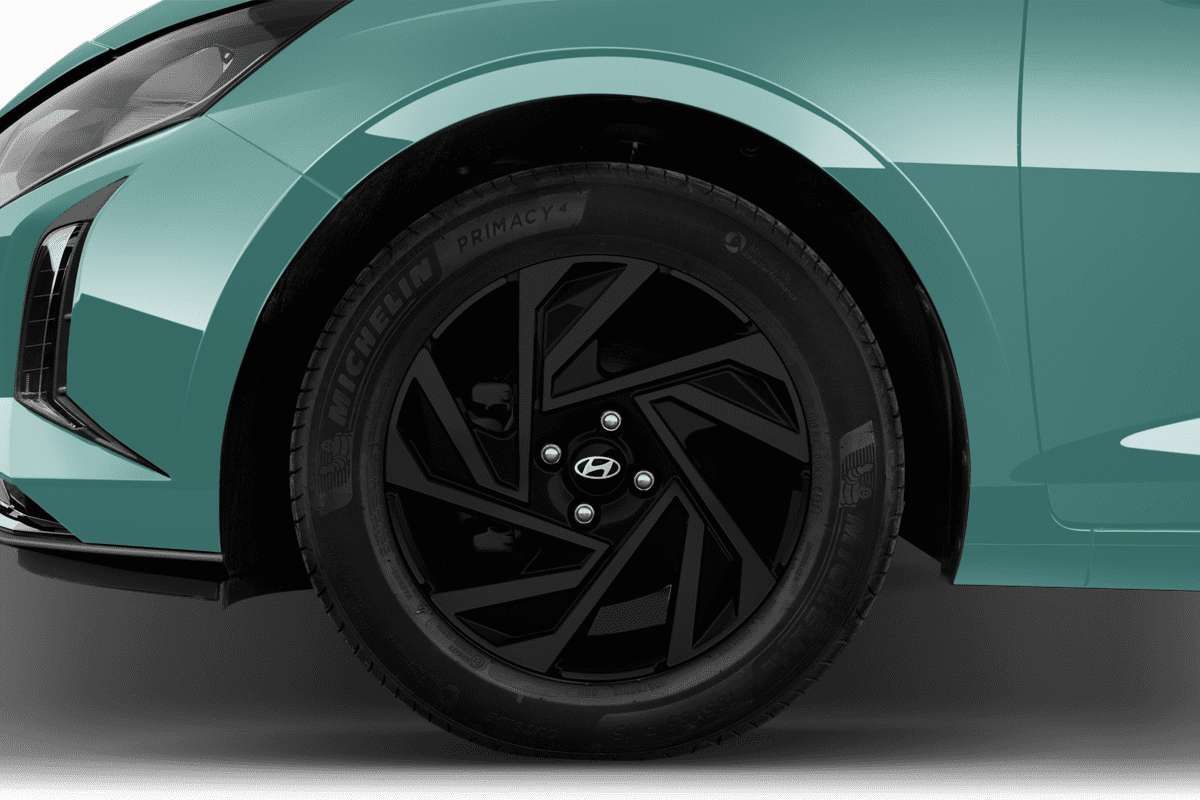 Radkappe oder Felge eines Hyundai i20 