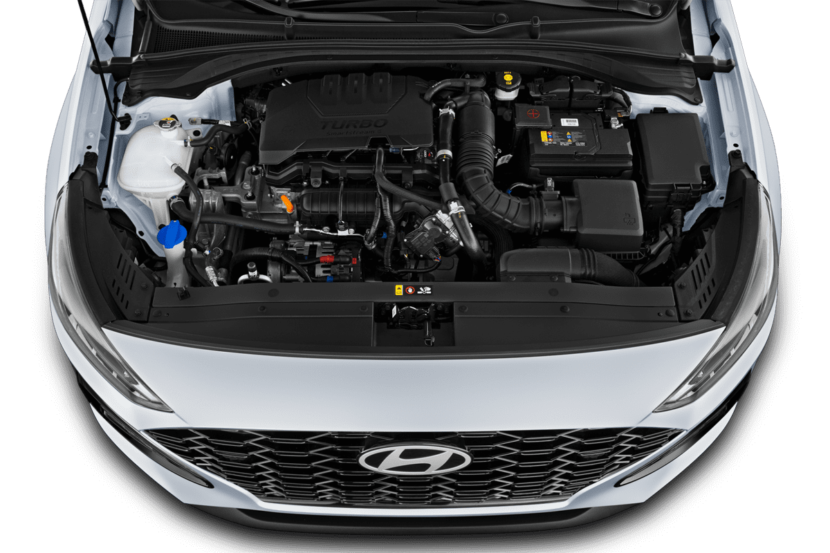 Motorraum eines Hyundai i30 (neues Modell)