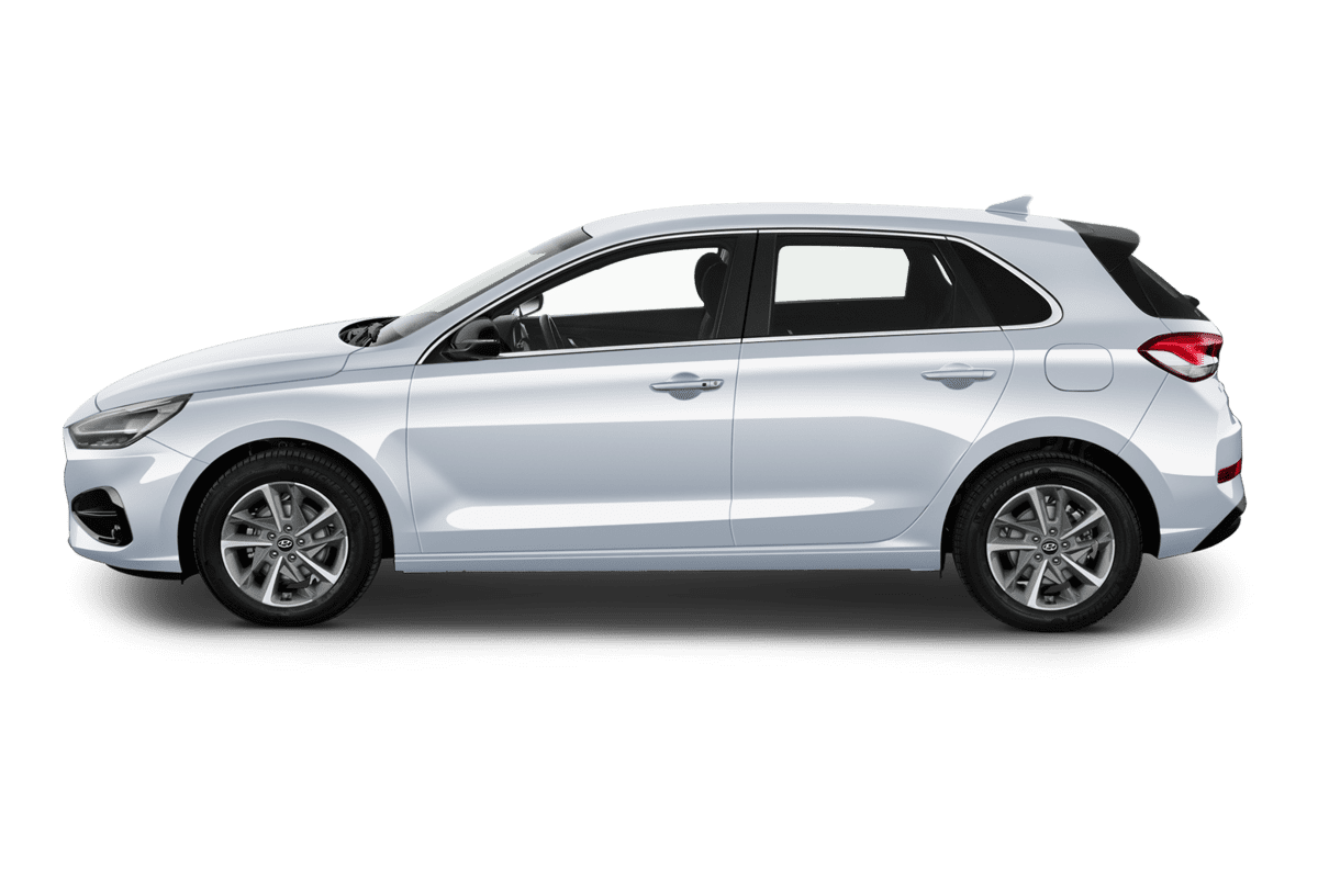 Seitenansicht eines Hyundai i30 (neues Modell)