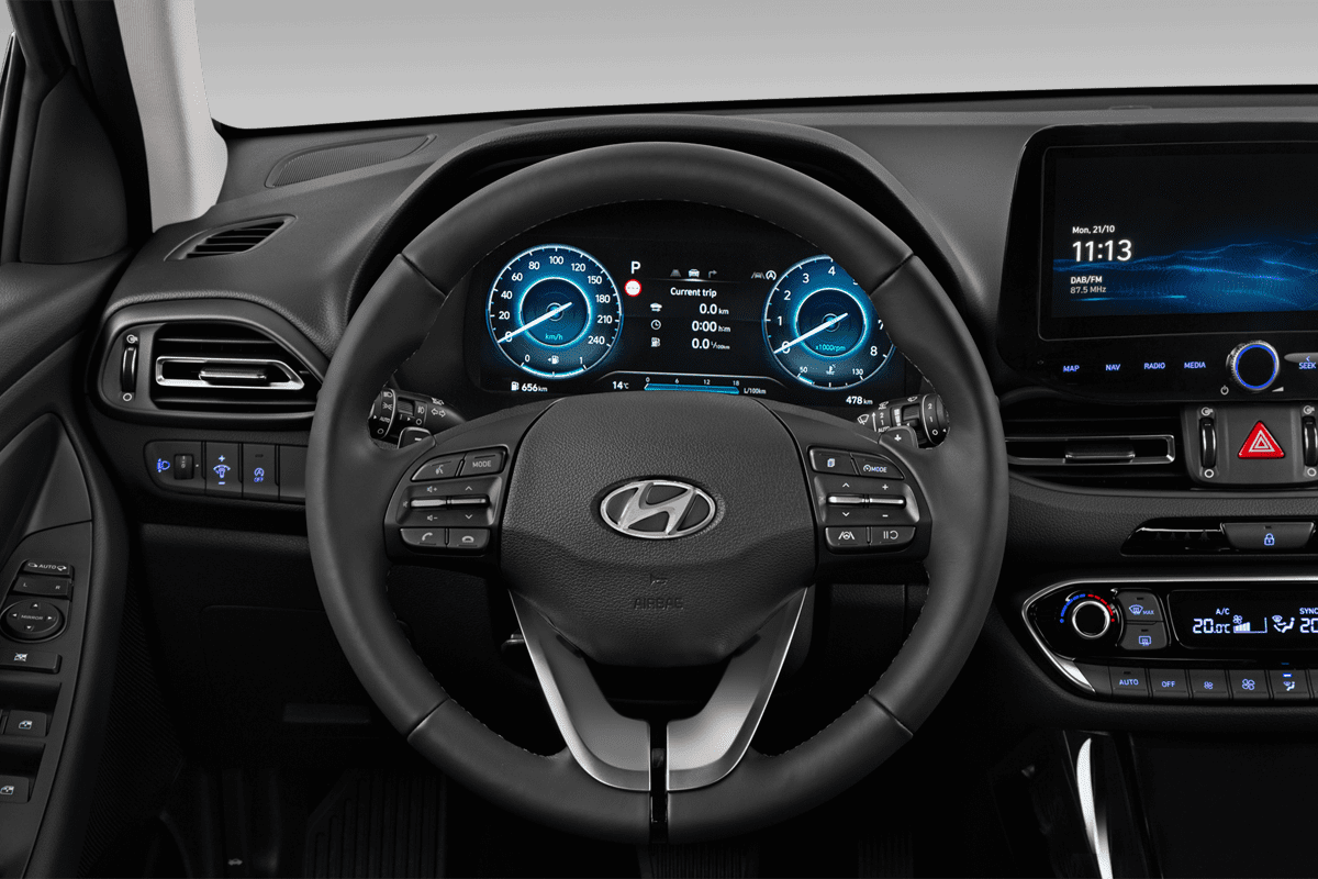 Lenkrad eines Hyundai i30 (neues Modell)