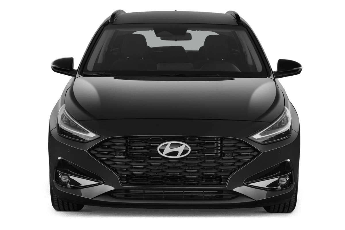 Frontansicht eines Hyundai i30 Kombi, freigestellt