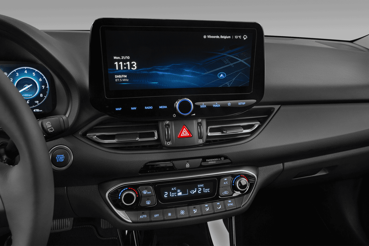 Mittelkonsole eines Hyundai i30 Kombi