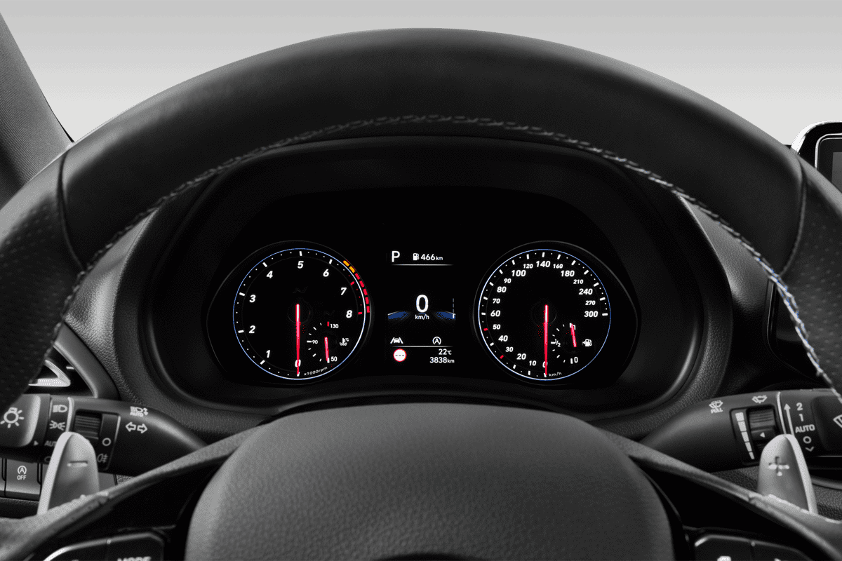 Kombiinstrument eines Hyundai i30 N Fastback