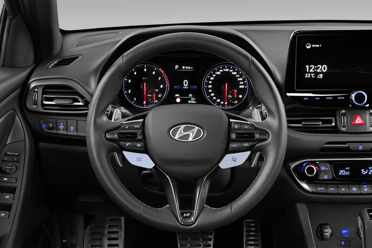 Lenkrad eines Hyundai i30 N Fastback