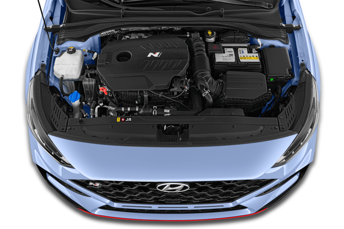 Motorraum eines Hyundai i30 N