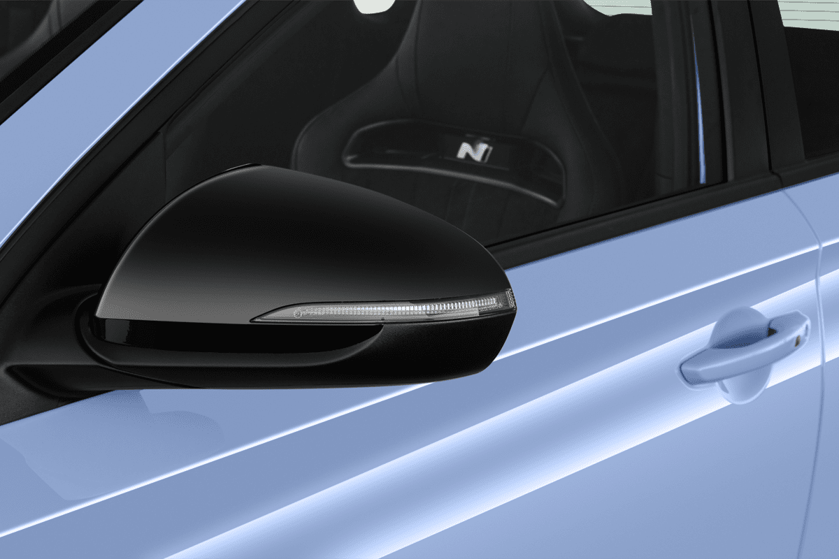 Rückspiegel eines Hyundai i30 N