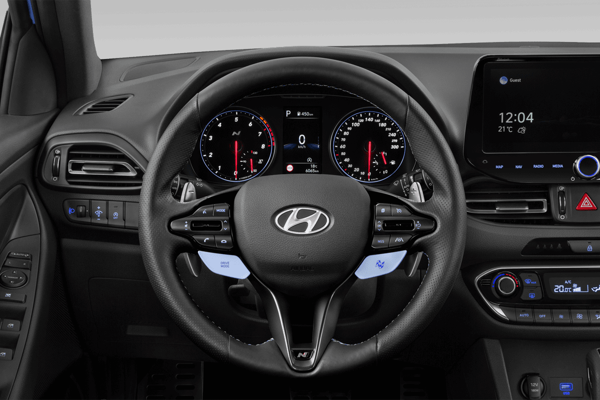 Lenkrad eines Hyundai i30 N