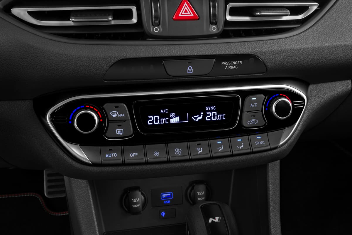 Klimasteuerung eines Hyundai i30 N