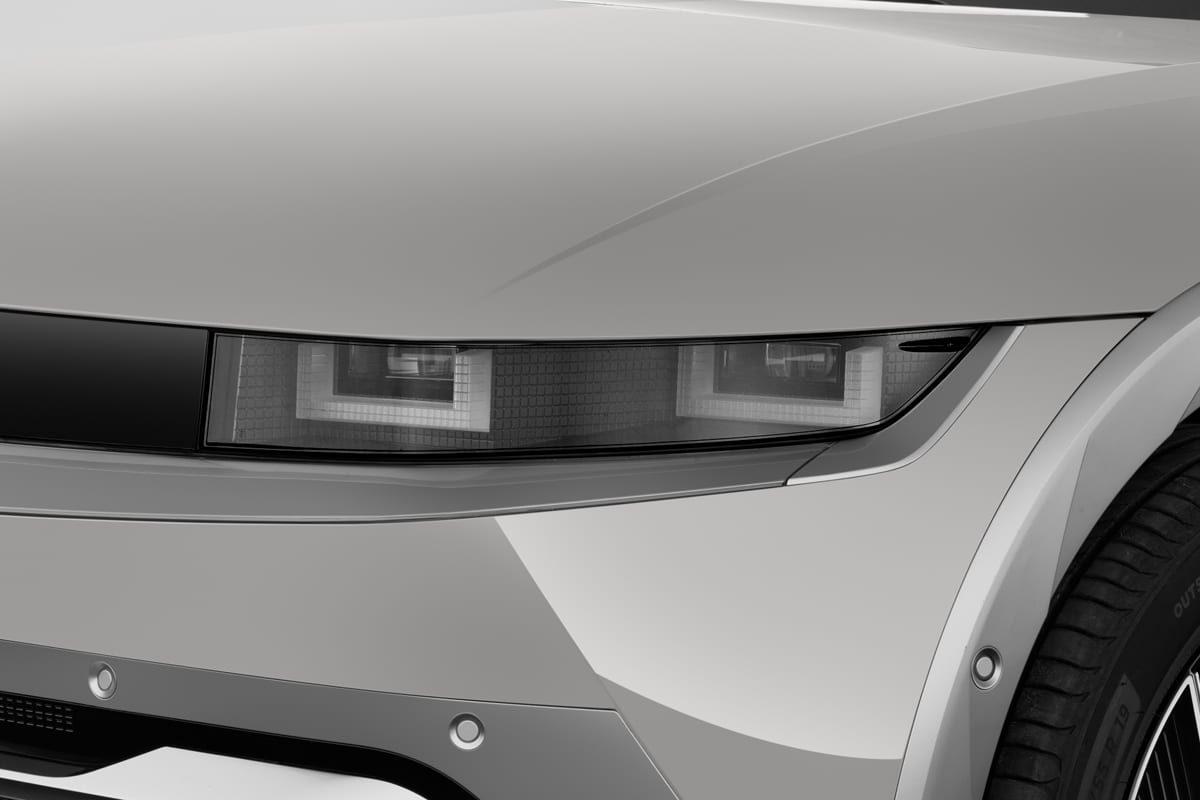 Frontscheinwerfer eines Hyundai Ioniq 5 (neues Modell)