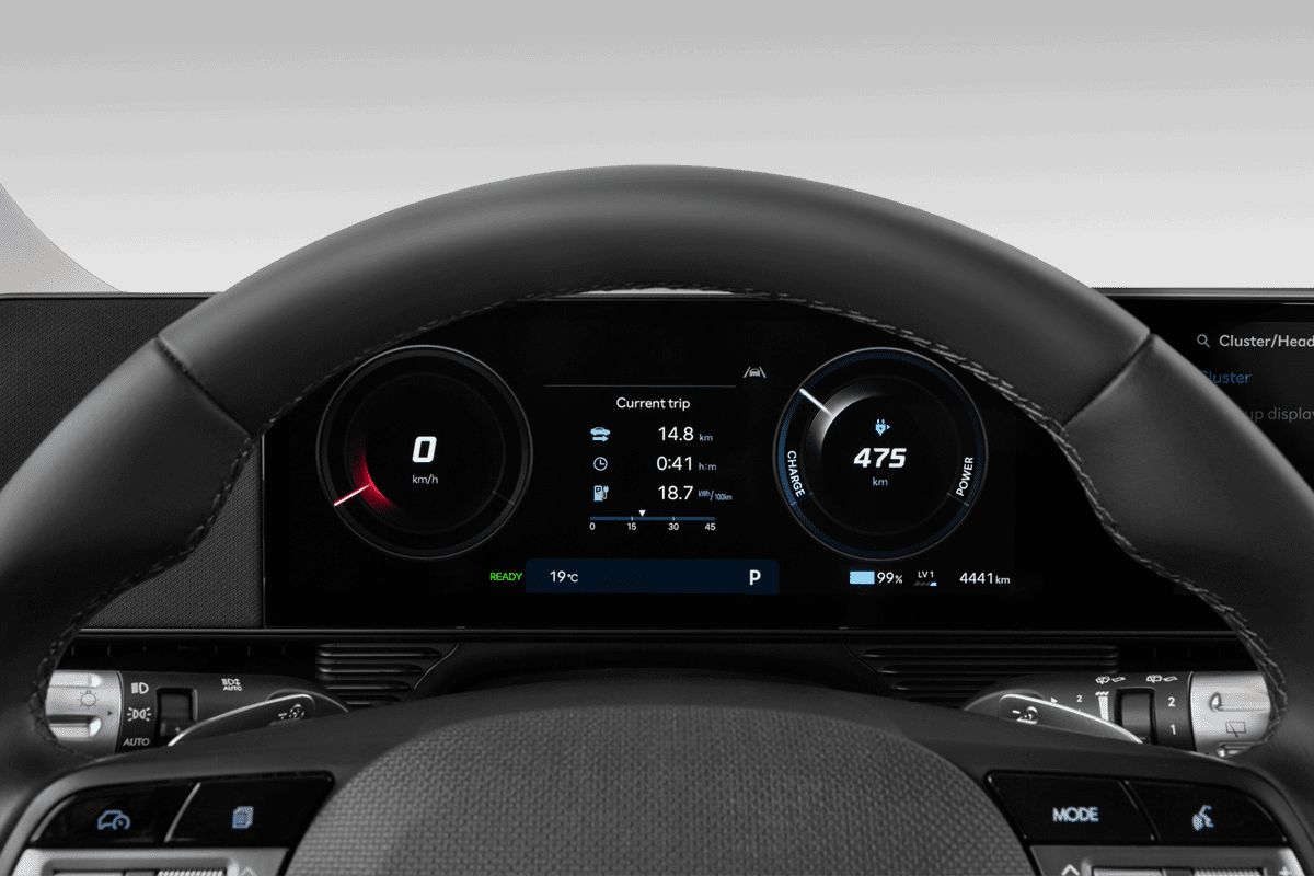 Kombiinstrument eines Hyundai Ioniq 5 (neues Modell)