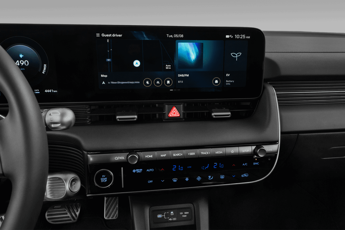Mittelkonsole eines Hyundai Ioniq 5