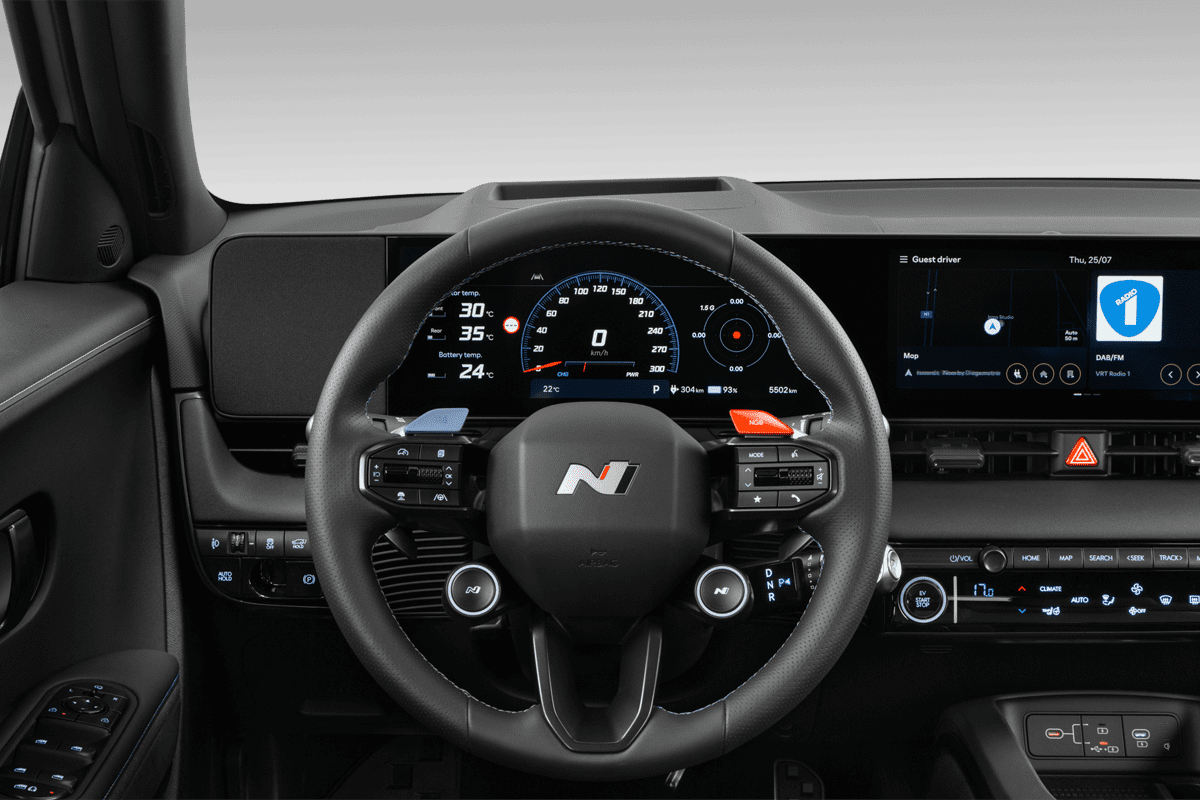 Lenkrad eines Hyundai Ioniq 5 N (neues Modell)