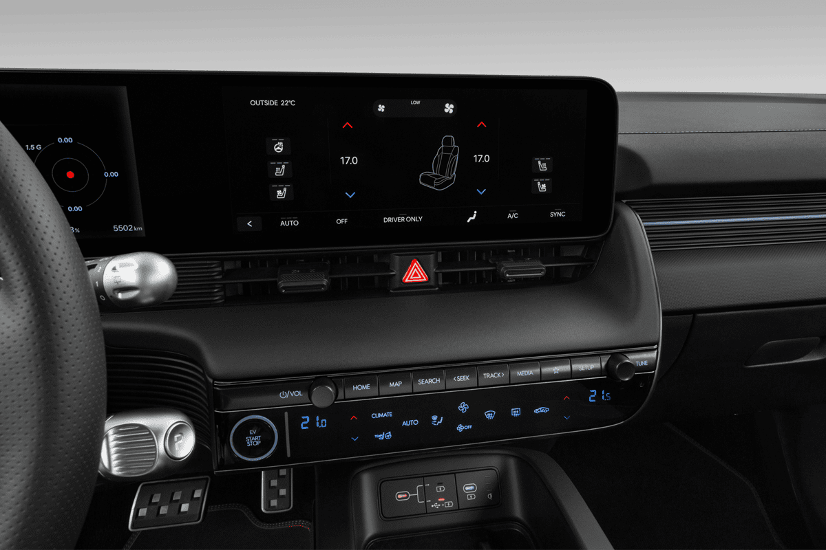 Klimasteuerung eines Hyundai Ioniq 5 N (neues Modell)